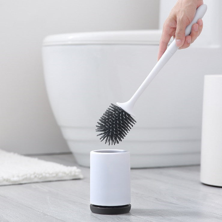 Tête de brosse en plastique souple antiadhésifs Toilette