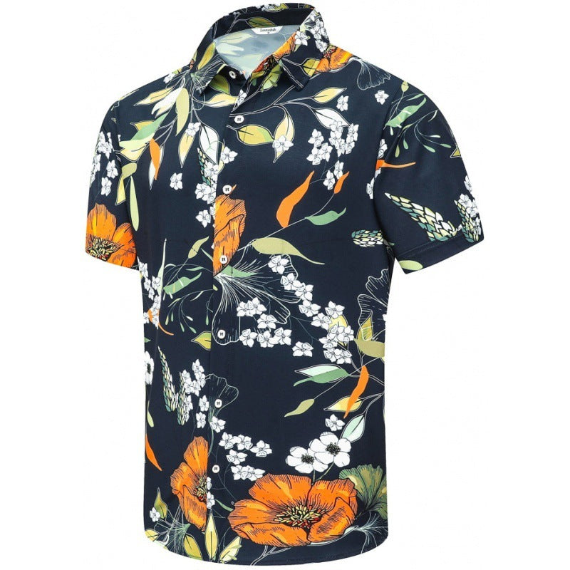 Chemise décontractée pour homme pour la plage.