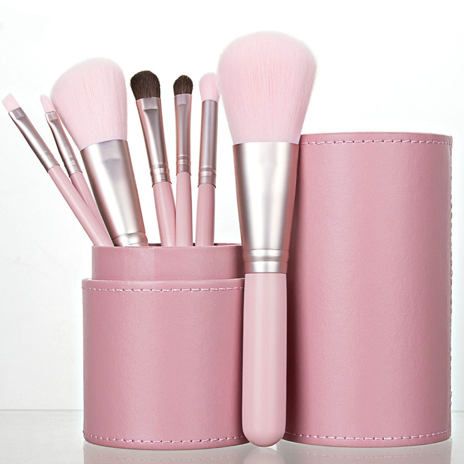 7 pinceaux de maquillage mini portable - Ivory Deals Market