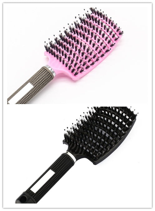 Brosse à cheveux Anti Klit Brushy Haarborstel Femmes Démêlant Brosse à cheveux Poils Nylon Cuir chevelu Massage Teaser Brosse à cheveux Peigne