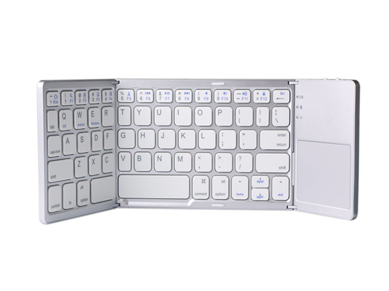 Ultra-mince tri-pli pliage tactile clavier - Ivory Deals Market