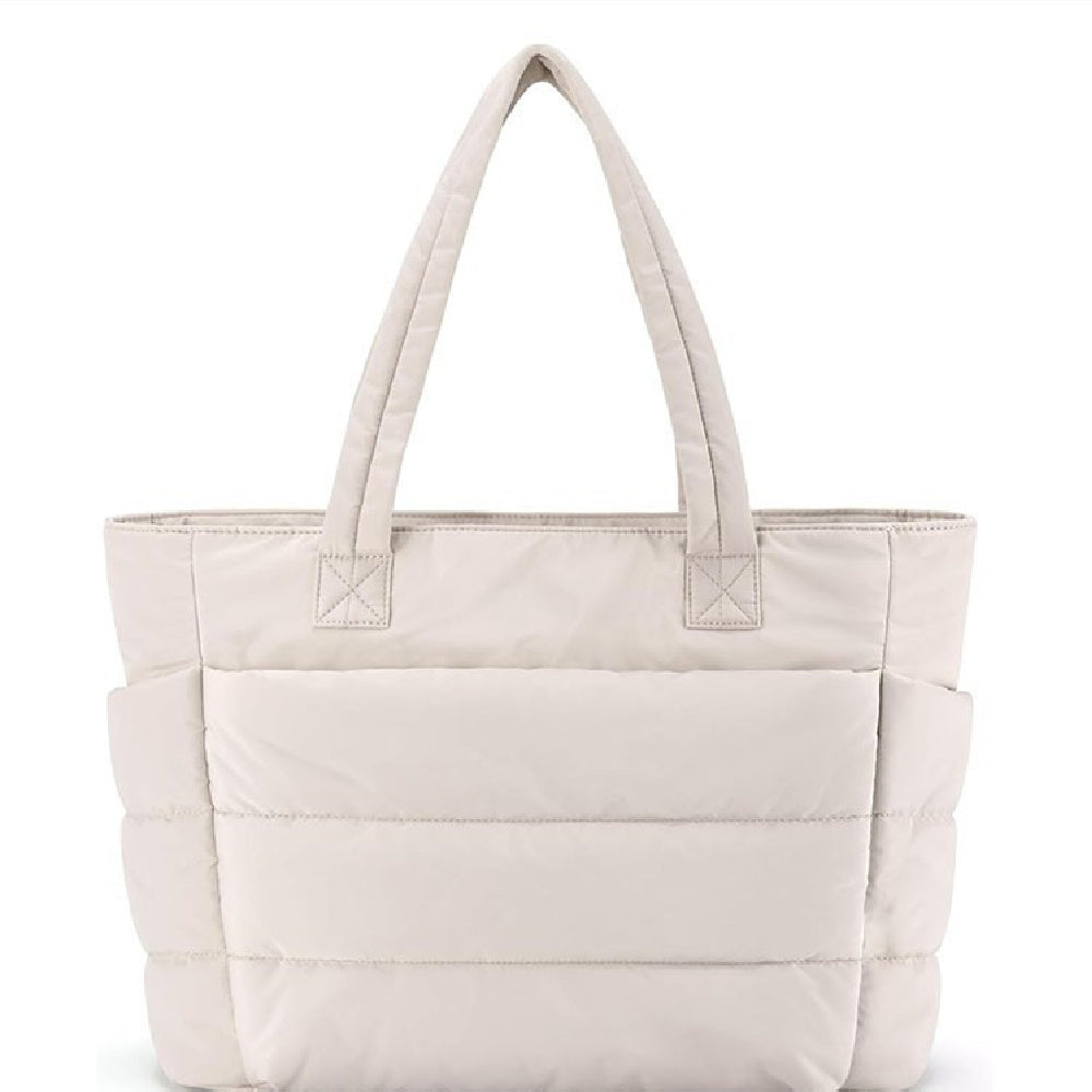 Sac à main en coton pour femmes, avec fermeture éclair, idéal pour les voyages - Ivory Deals Market