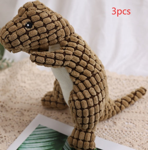 Morsure de chien Résistant En Peluche Sondage Jouet Dinosaure - Ivory Deals Market