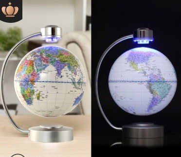 8 pouces globe magnétique suspension bureau décoration société cadeau nouveauté créative cadeau d'anniversaire - Ivory Deals Market