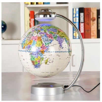 8 pouces globe magnétique suspension bureau décoration société cadeau nouveauté créative cadeau d'anniversaire - Ivory Deals Market