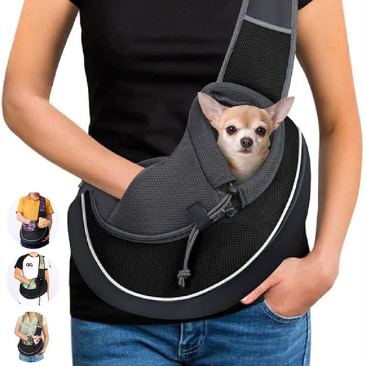 Sac de transport pour animaux de compagnie pour femmes, pratique en extérieur, en bandoulière, pour chiens et chats.