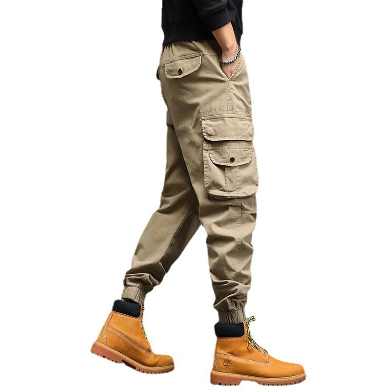 Pantalons décontractés de la marque de mode Multi-bag pour hommes