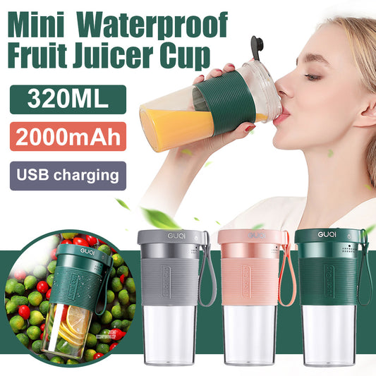 Mini USB Rechargeable Portable Blender Presse-agrumes électrique Cuisine Smoothie Maker Bouteille de sport légère Mélangeur multifonction