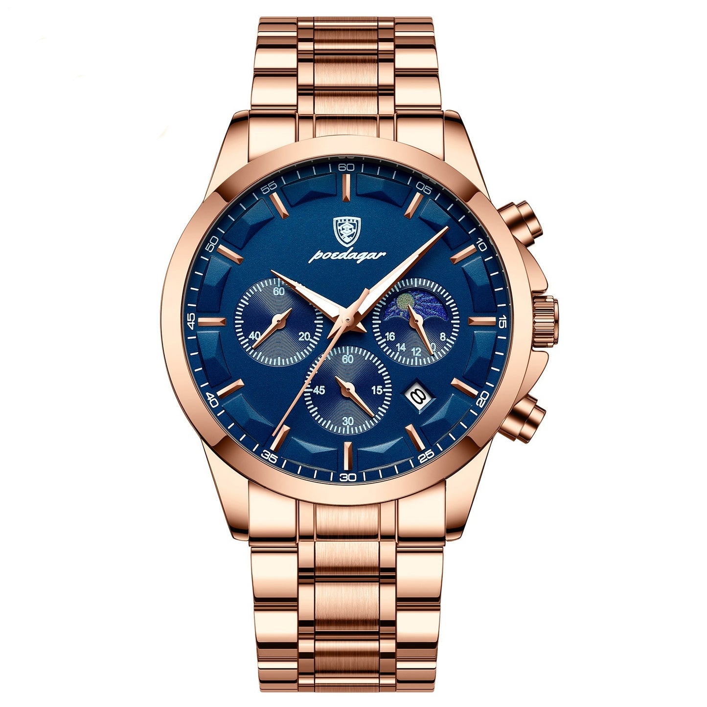 Montres de sport pour hommes, montre quartz multifonction étanche.