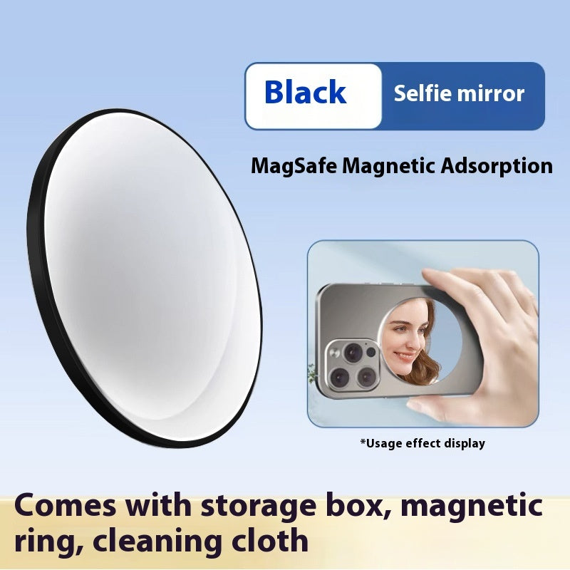 Téléphone portable en alliage d'aluminium arrière miroir auto-tir aspiration magnétique - Ivory Deals Market