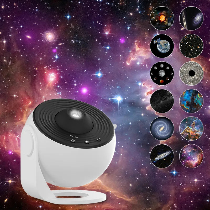 Projecteur de galaxie avec veilleuse, lampe de planétarium à rotation à 360 degrés pour la chambre des enfants, cadeau de la Saint-Valentin, décoration de mariage