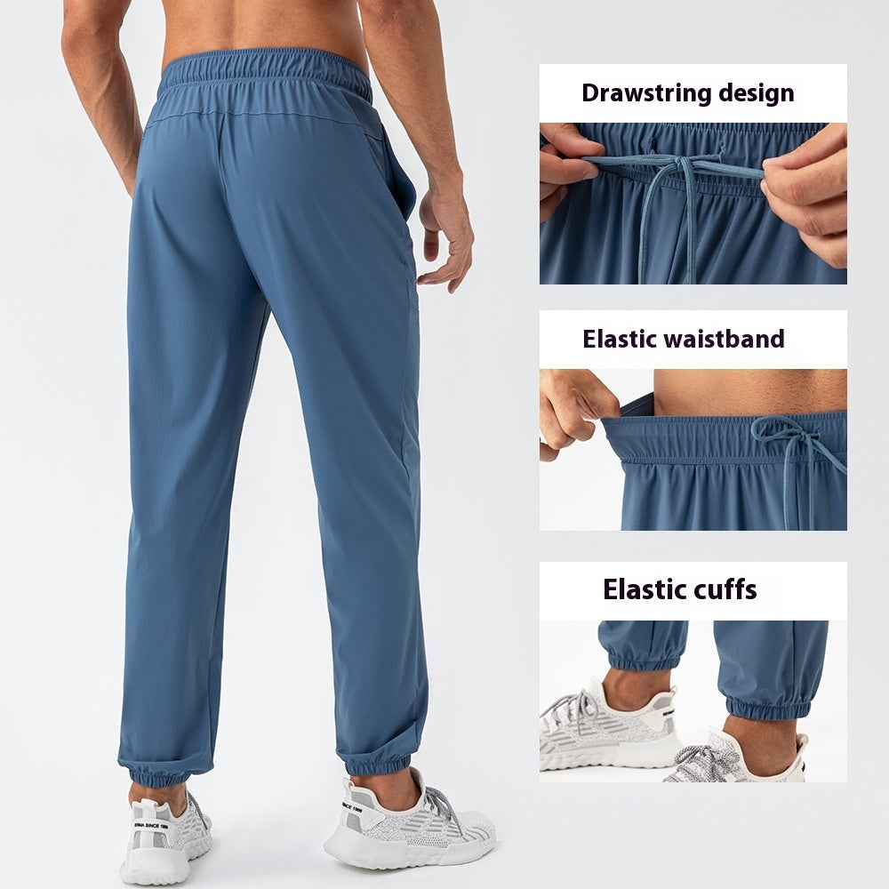 Pantalon de jogging ample en nylon pour hommes à séchage rapide