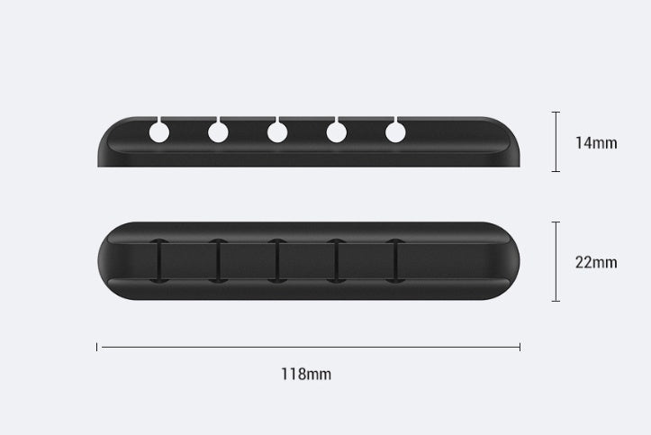 Silicone de stockage câble gestion câble pince - Ivory Deals Market