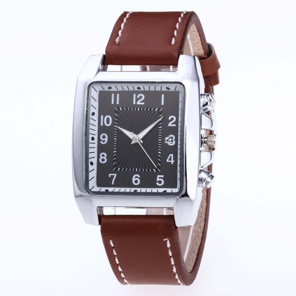 Montre pour hommes Square Fashion