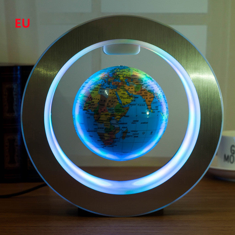 Rond LED Carte du monde Globe flottant Lumière à lévitation magnétique Anti Gravity Magic