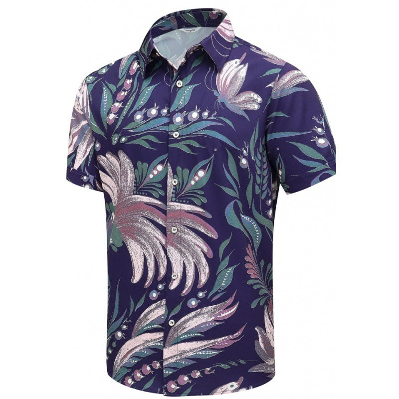 Chemise décontractée pour homme pour la plage.