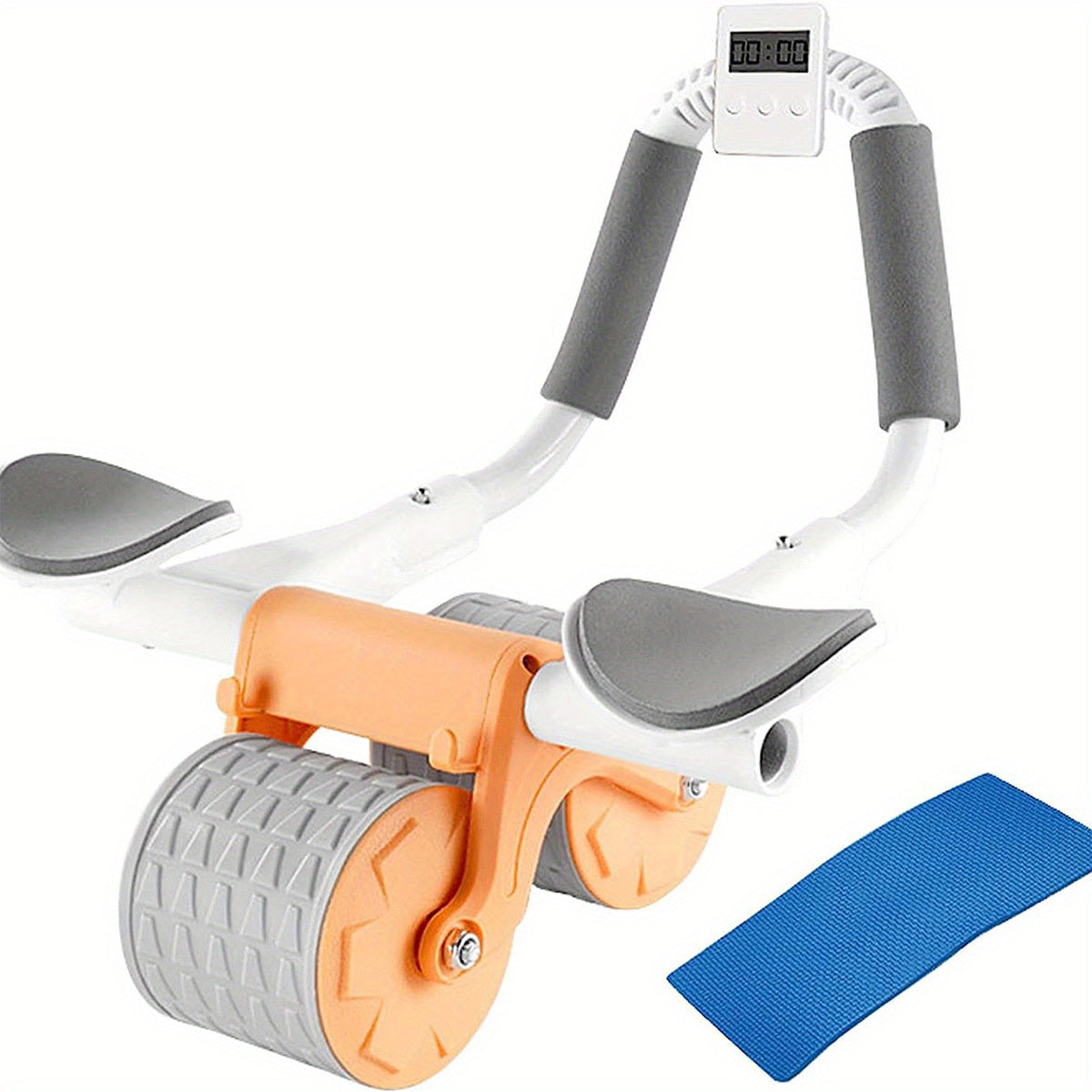 Support de coude Roue abdominale de rebond automatique Roue Ab Rouleau pour exercice abdominal Machine Abs Équipement d'entraînement,de Dolly Renforcement Training Fitness Ventre Soutien automatique Rebond A - Ivory Deals Market