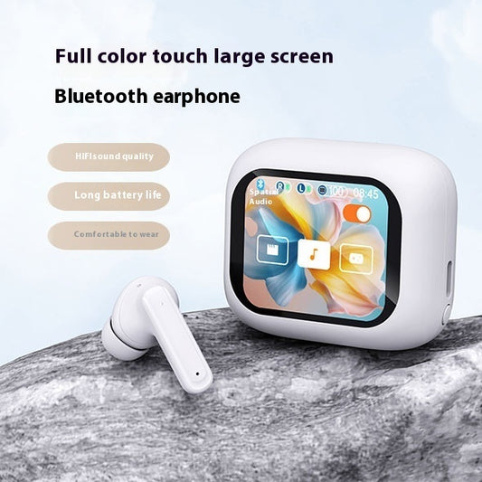 Réduction de bruit tactile Écran couleur Casque sans fil Bluetooth