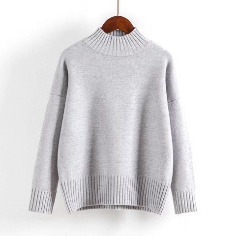 Pull à col roulé blanc Pull femme