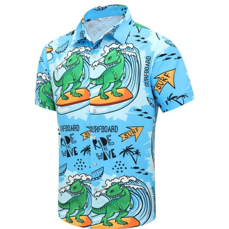 Chemise décontractée pour homme pour la plage.