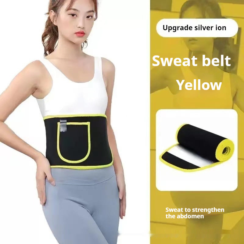 Ceinture de sudation pour le soutien de la taille lors des activités sportives et de fitness.