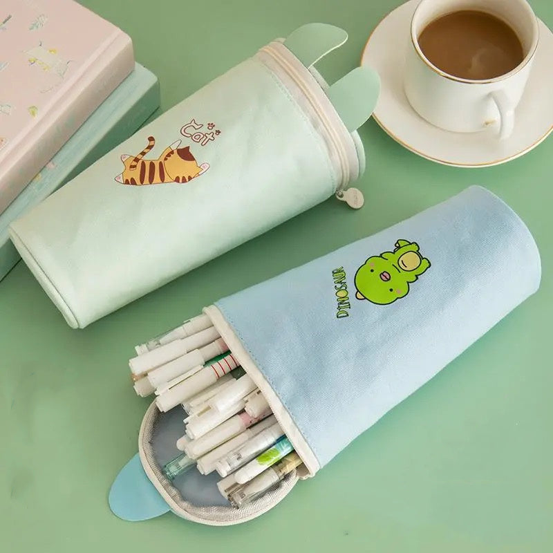 Trousse Élèves du premier cycle de Toile Enfants Papeterie Crayon Sac - Ivory Deals Market