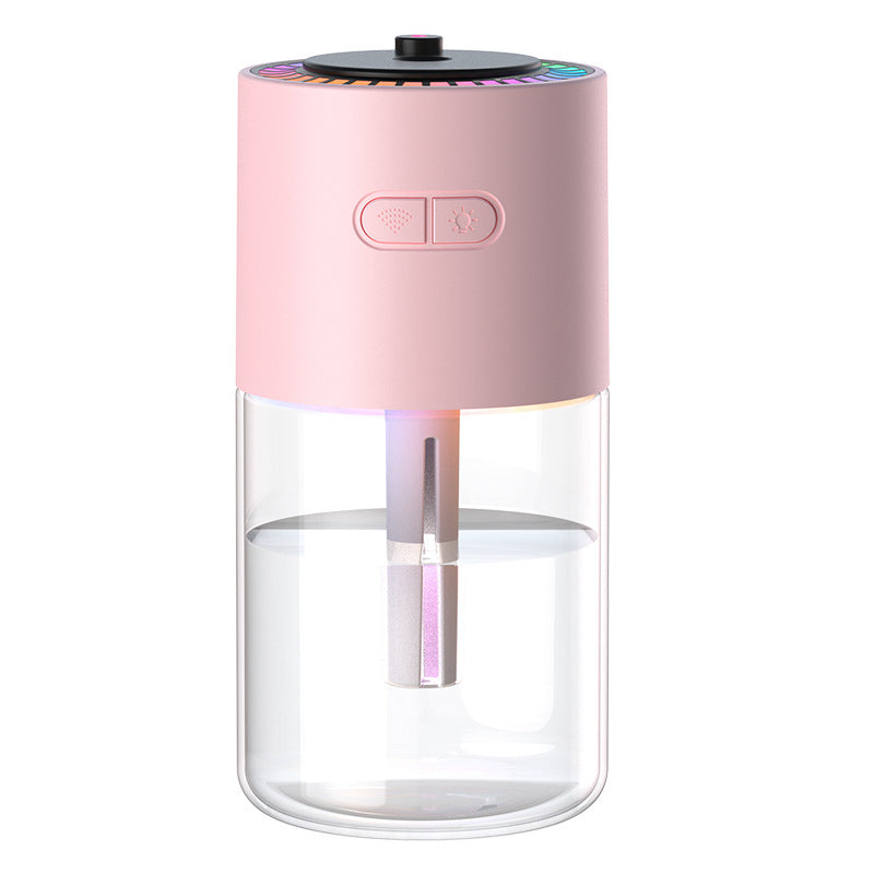 Nouvelle projection ciel étoilé lumière ambiante humidificateur petit portable anti-séchage brûlure voiture maison spray USB tête oscillante