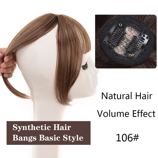 Perruque de cheveux de remplacement,-bangs 3d | perruque de cheveux couvrant la fibre haute température - Ivory Deals Market