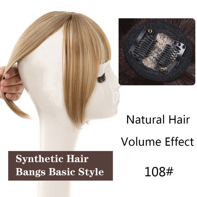 Perruque de cheveux de remplacement,-bangs 3d | perruque de cheveux couvrant la fibre haute température - Ivory Deals Market