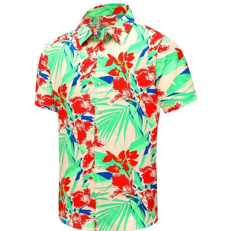 Chemise décontractée pour homme pour la plage.