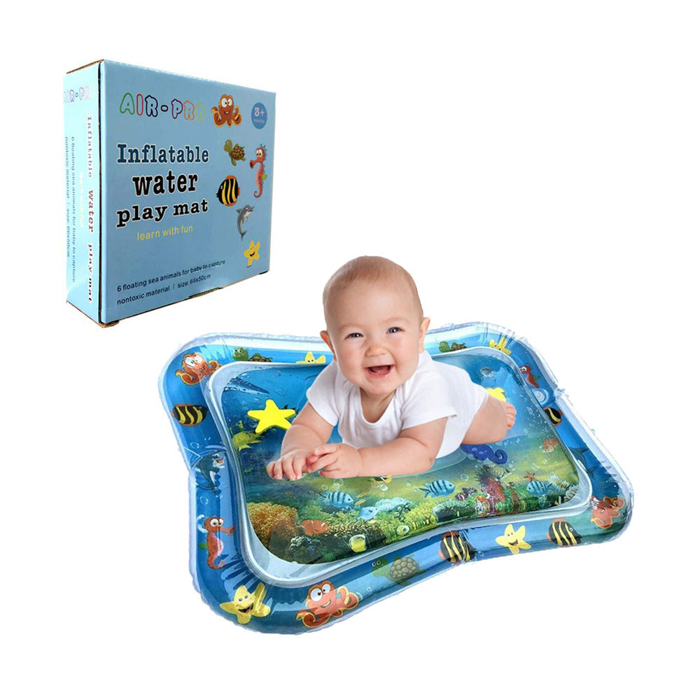 Tapis d'eau gonflable pour bébé, coussin d'eau pour l'été à la plage, pour les tout-petits. Jouets d'activité estivale pour bébés. Oreillers pour bébés.