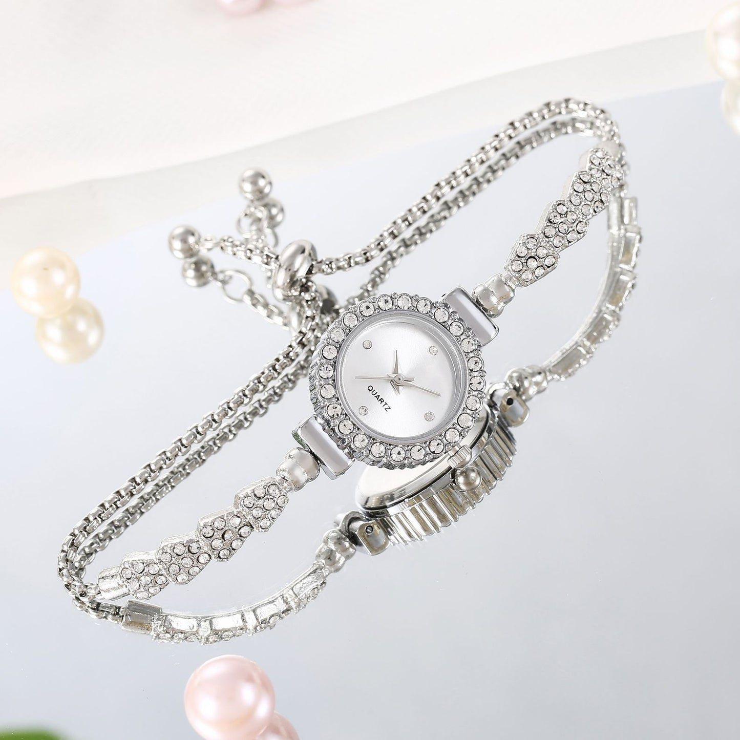 Montre de luxe pour femmes, bracelet fin en or, montre pour femmes à porter au poignet, horloge pour femmes, bijoux de mode.