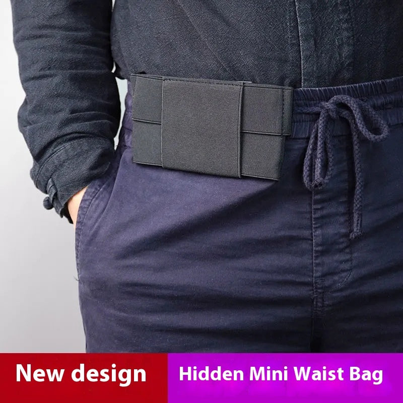 Sac à ceinture invisible extensible pour sports de plein air