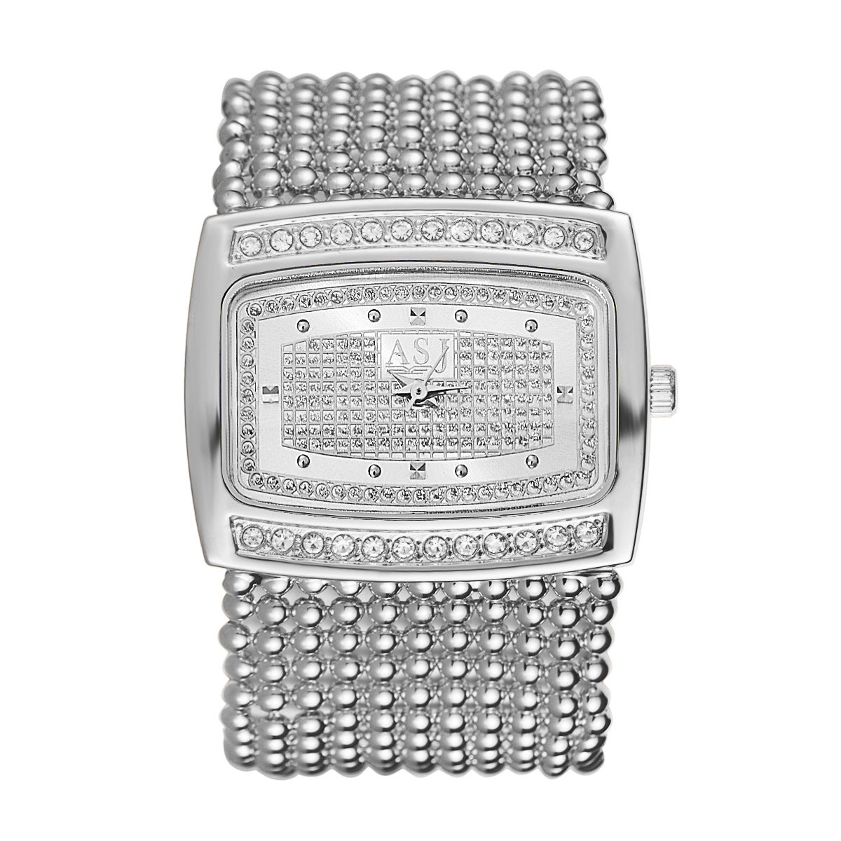 Montre de luxe pour femmes au style du Moyen-Orient avec des diamants.