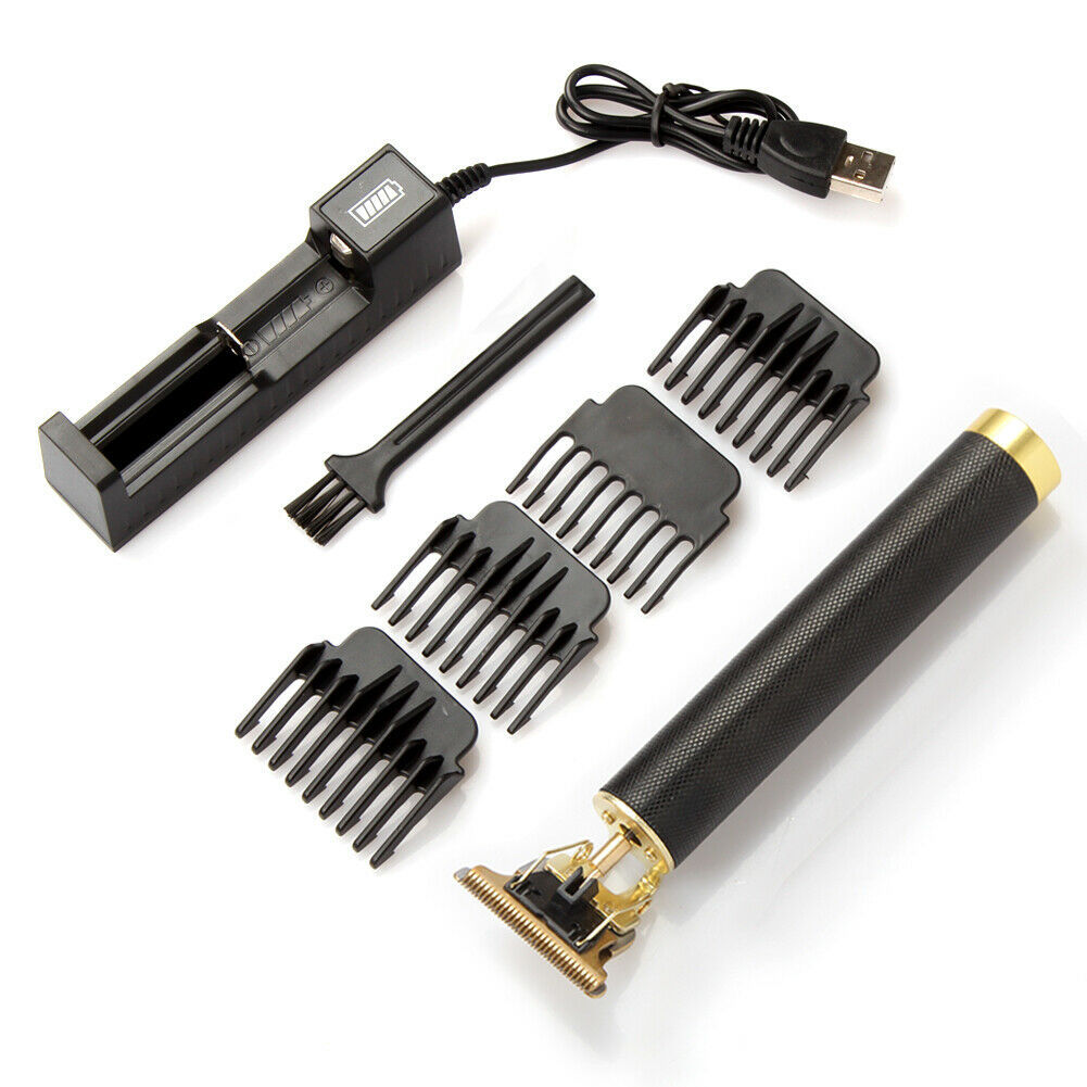 Tondeuse à cheveux électrique USB, rasoir rechargeable, tondeuse à barbe professionnelle pour hommes, coupe de cheveux de barbier