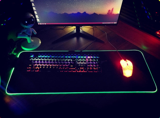 RGB Tapis De Souris Lumineux Souris Pad Led Souris Pad