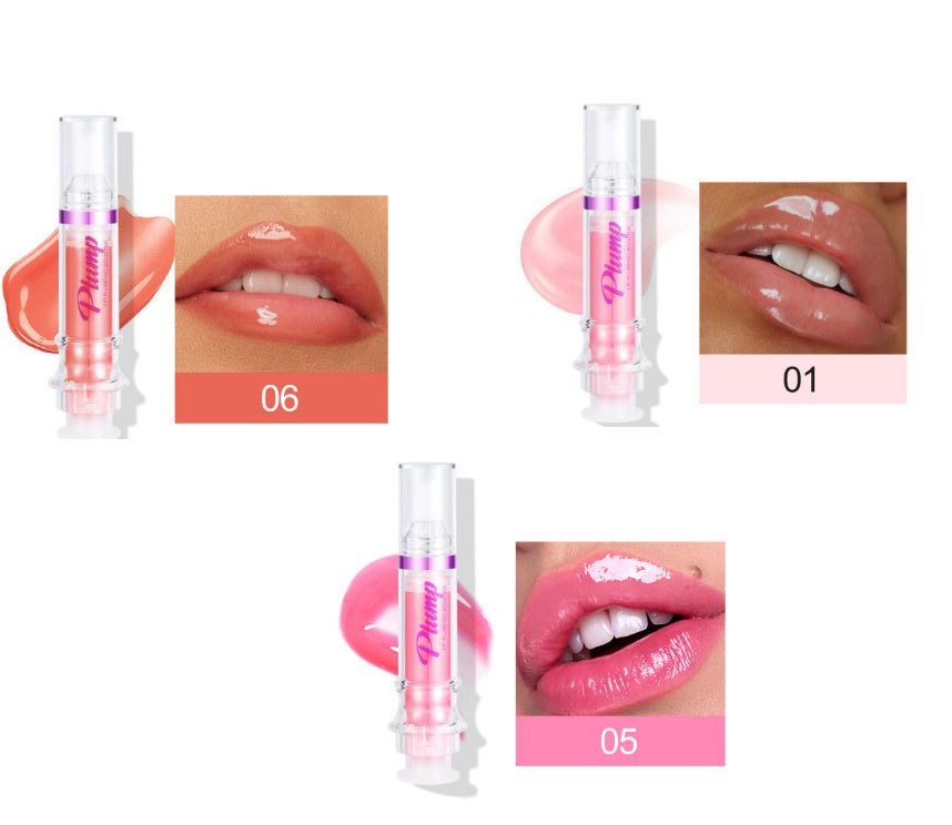 Nouveau tube lèvre riche lèvre couleur légèrement épicée lèvre miel lèvre verre miroir visage lèvre miroir rouge à lèvres liquide