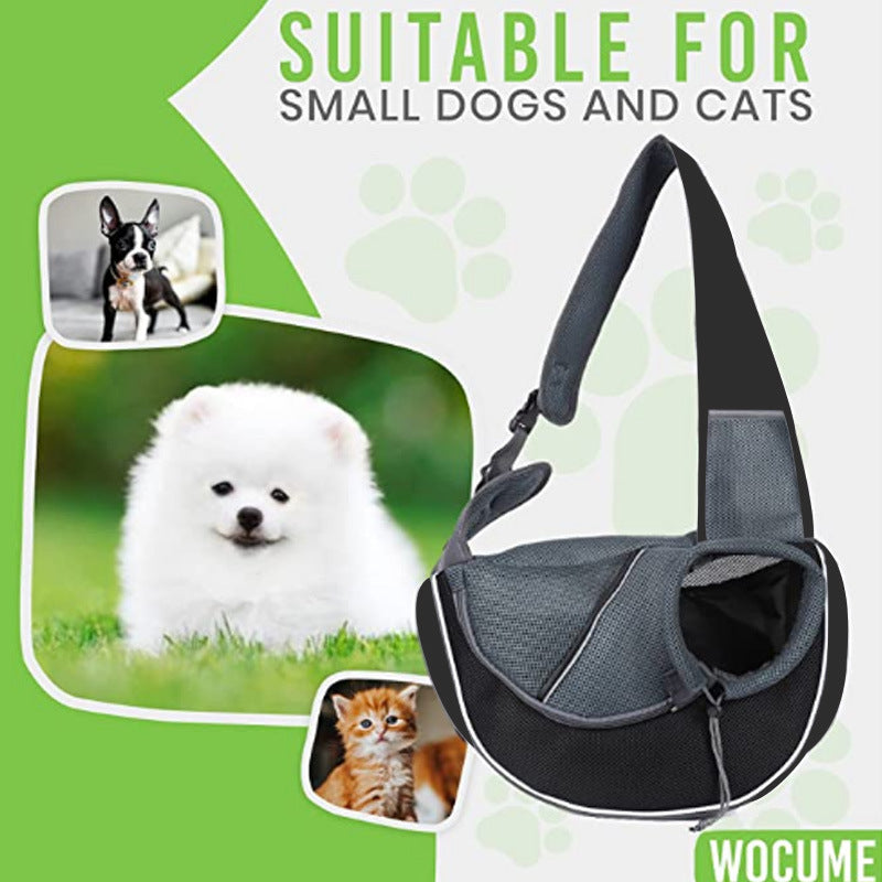 Sac de transport pour animaux de compagnie pour femmes, pratique en extérieur, en bandoulière, pour chiens et chats.