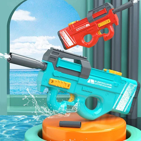 Nouveau pistolet à eau électrique P90, jouet haute technologie pour enfants, idéal pour l'extérieur, la plage et la piscine Grande capacité de tir de gel d'eau pour adultes