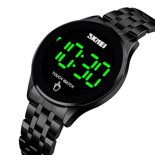 SKMEI 1579 Montre Électronique des Hommes Mode Casual Acier Bande Montre Multifonctions Hommes de Montre