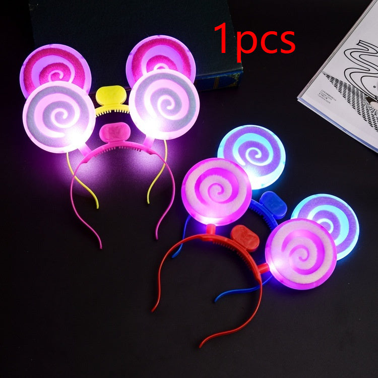 Barrettes lumineuses de coiffe de Nouvel An