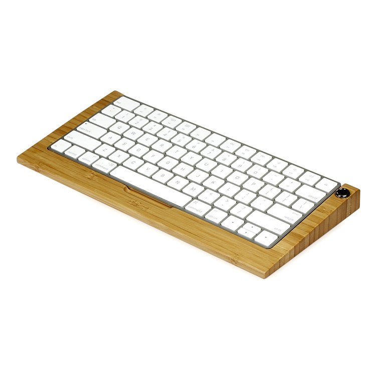 Apple Bluetooth Clavier Transporteur 2 Génération Bluetooth Clavier En Bois Bluetooth Keyboard Support Clavier D'ordinateur Rack - Ivory Deals Market