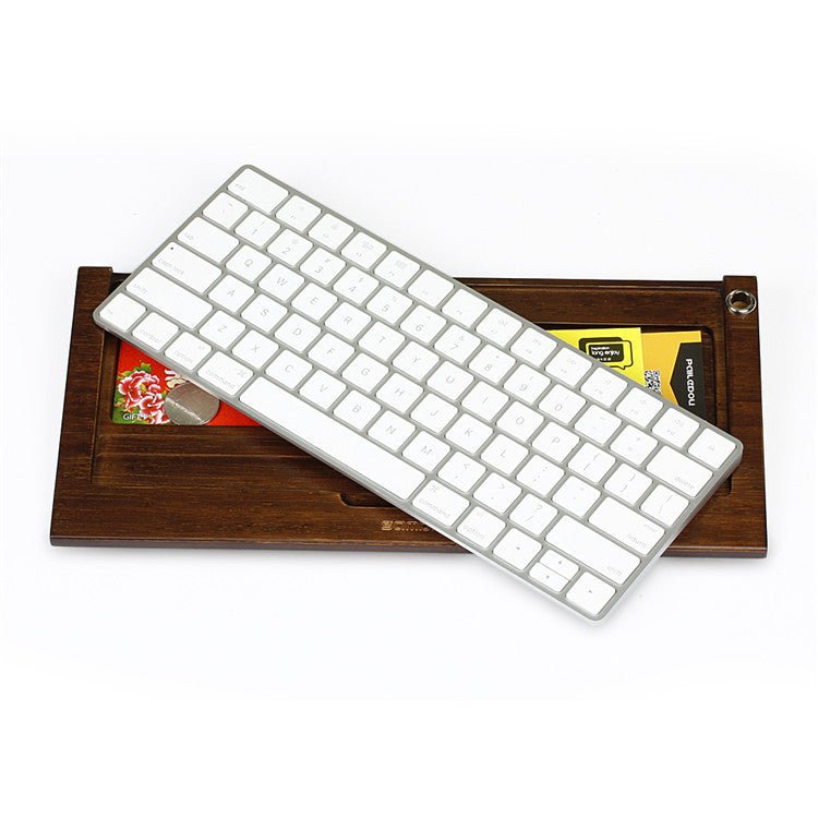 Apple Bluetooth Clavier Transporteur 2 Génération Bluetooth Clavier En Bois Bluetooth Keyboard Support Clavier D'ordinateur Rack - Ivory Deals Market