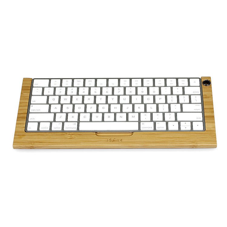 Apple Bluetooth Clavier Transporteur 2 Génération Bluetooth Clavier En Bois Bluetooth Keyboard Support Clavier D'ordinateur Rack - Ivory Deals Market