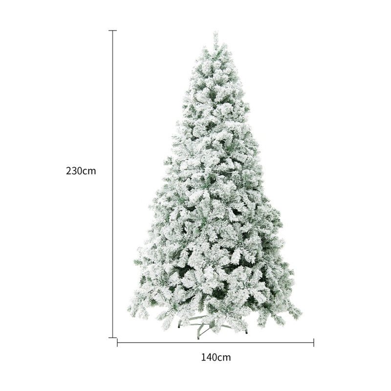 Arbre de Noël artificiel en PVC avec neige, arbre de Noël en cèdre pour la décoration de vitrine de centre commercial, fournitures de décoration de Noël. - Ivory Deals Market