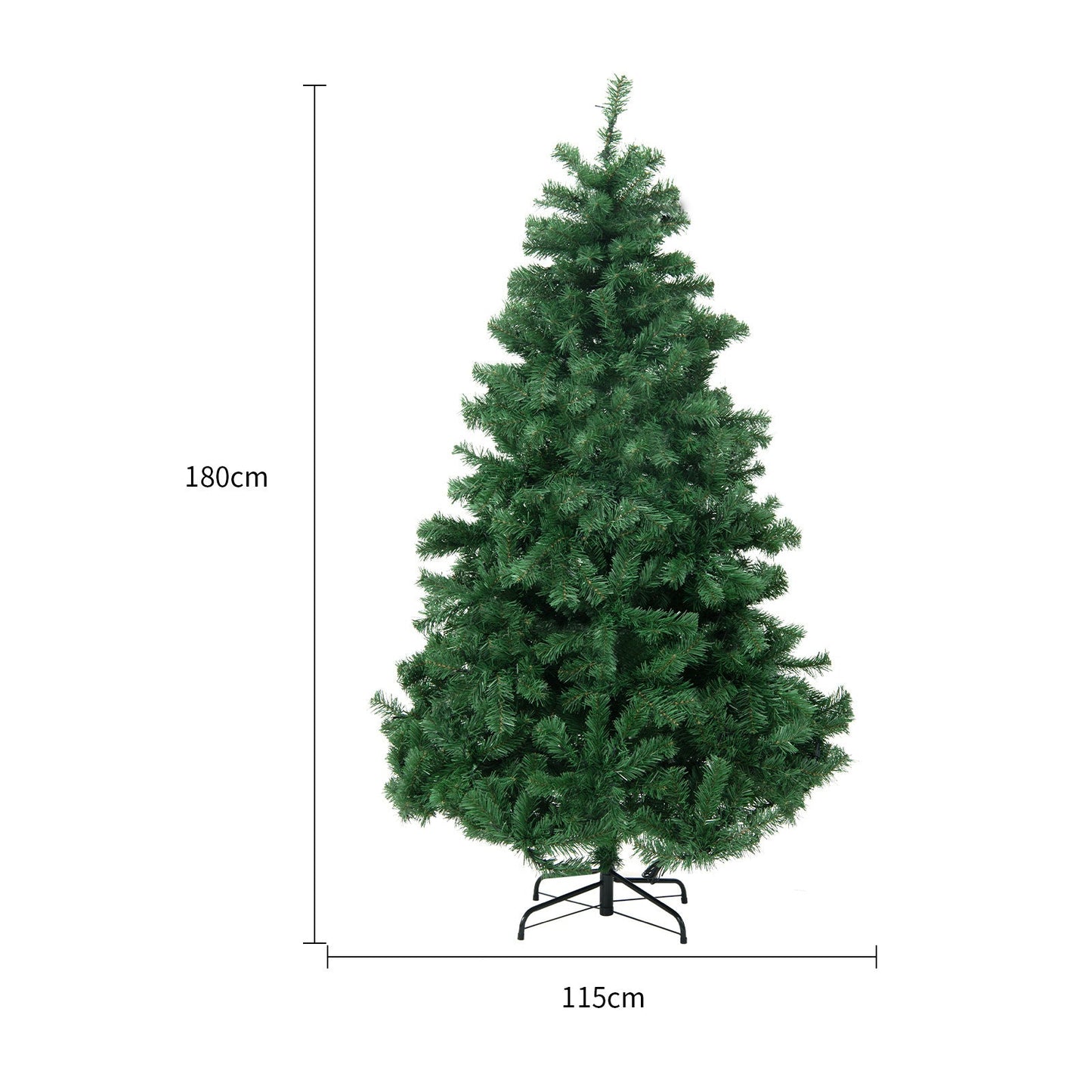 Arbre de Noël artificiel en PVC avec neige, arbre de Noël en cèdre pour la décoration de vitrine de centre commercial, fournitures de décoration de Noël. - Ivory Deals Market