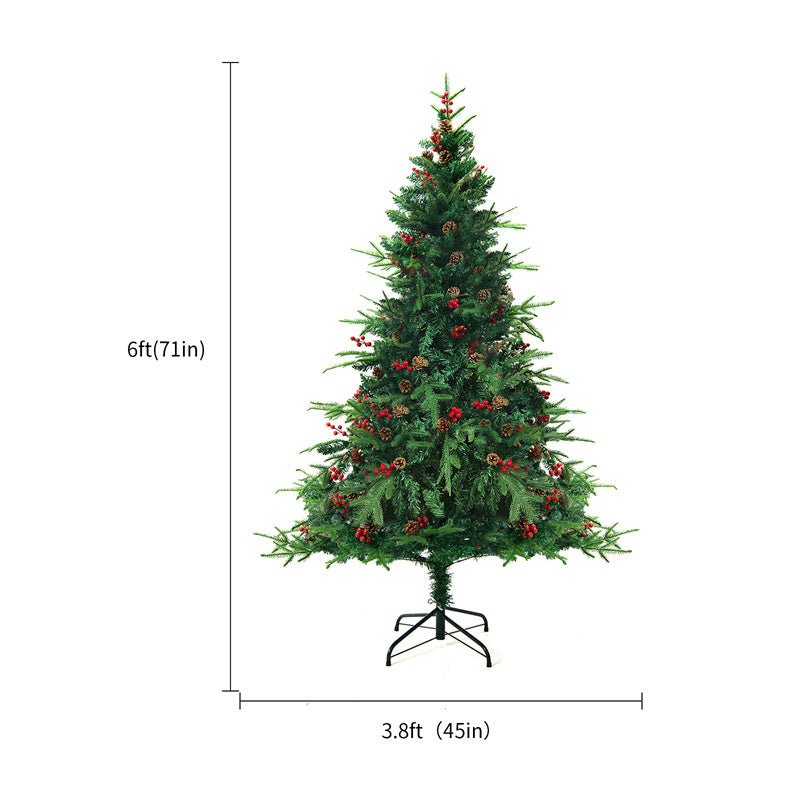 Arbre de Noël artificiel en PVC avec neige, arbre de Noël en cèdre pour la décoration de vitrine de centre commercial, fournitures de décoration de Noël. - Ivory Deals Market