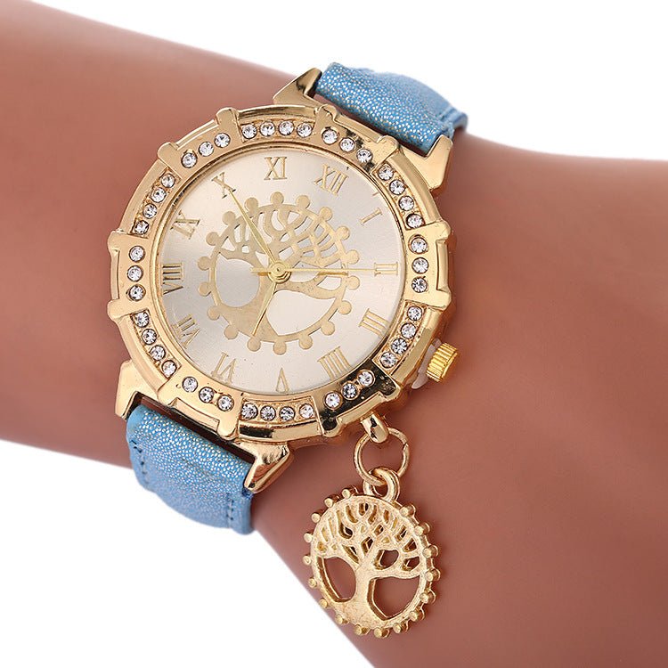 Arbre de vie motif mode montres pour femmes - Ivory Deals Market