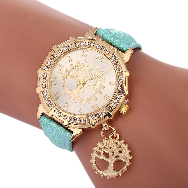 Arbre de vie motif mode montres pour femmes - Ivory Deals Market