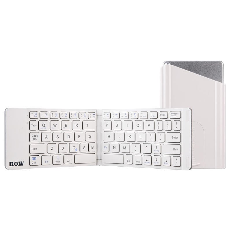 Arc Hangshi Bluetooth Pliable Clavier Et Souris Sans Fil Muet - Ivory Deals Market